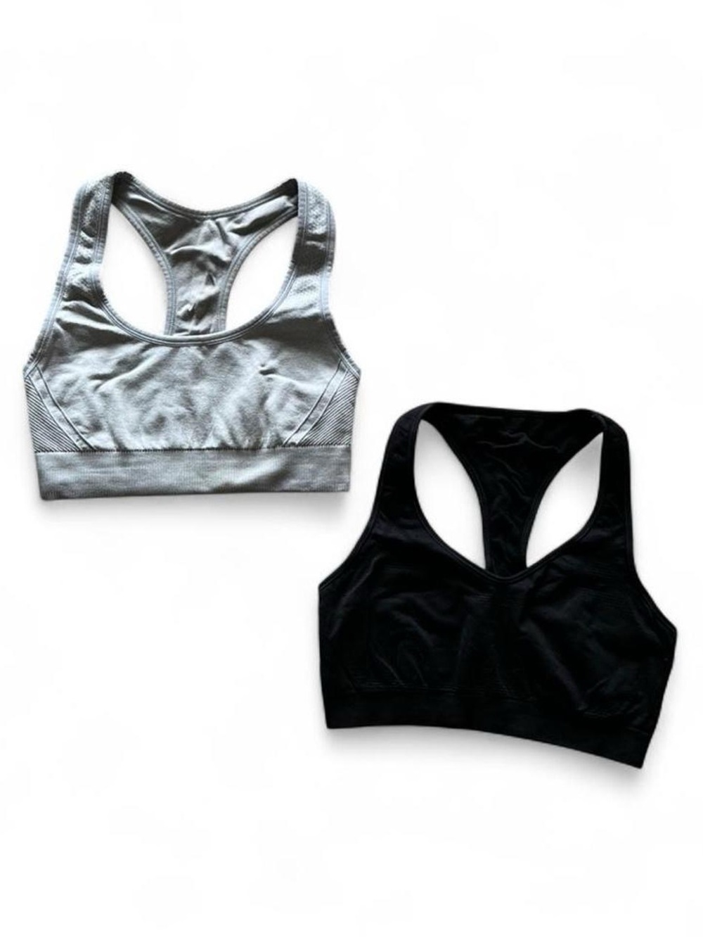Sports Bra Bundle Size M Black Grey